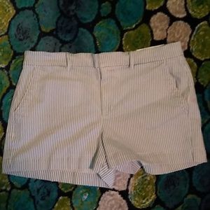 Loft striped shorts